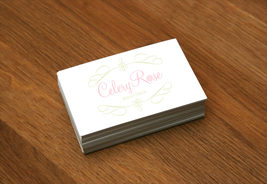 Celery Rose Logo Flora Fauna Designs