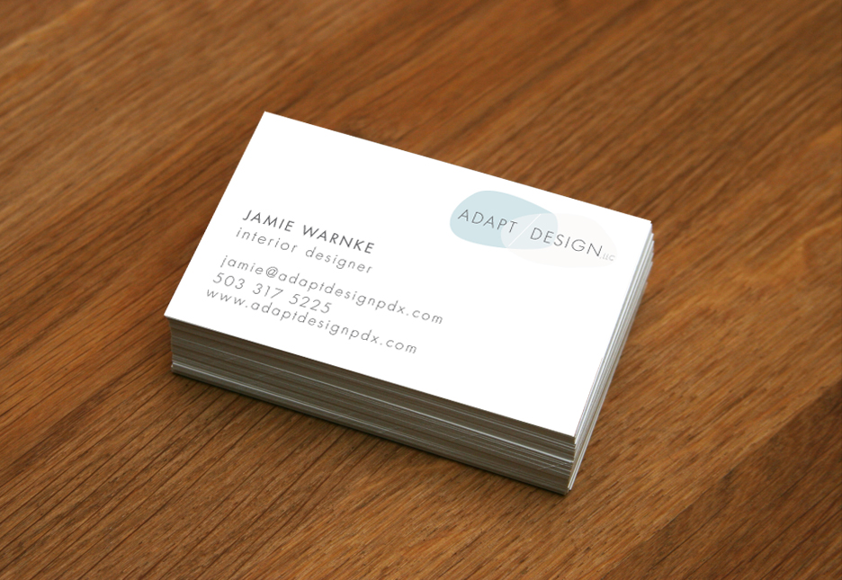 Adapt Design Business Cards Flora Fauna Designs
